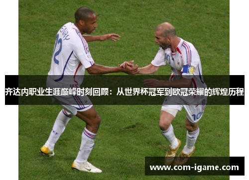 齐达内职业生涯巅峰时刻回顾：从世界杯冠军到欧冠荣耀的辉煌历程